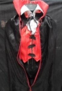 Kids Costumes to Hire - Dracula cape & vest - 2pce